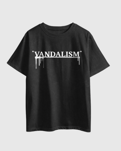 Vandalism Black - Tee